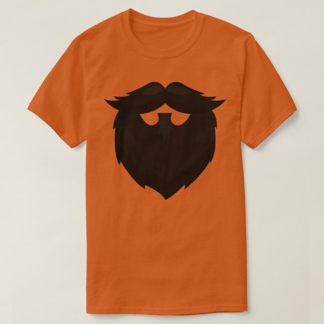 Camiseta Cara de barba (Diseño del anverso)
