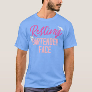 Camiseta cara de barman