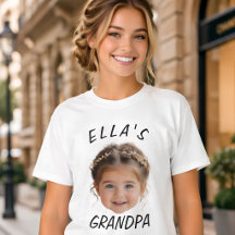 Cara de bebé personalizada con foto y texto Abuelo