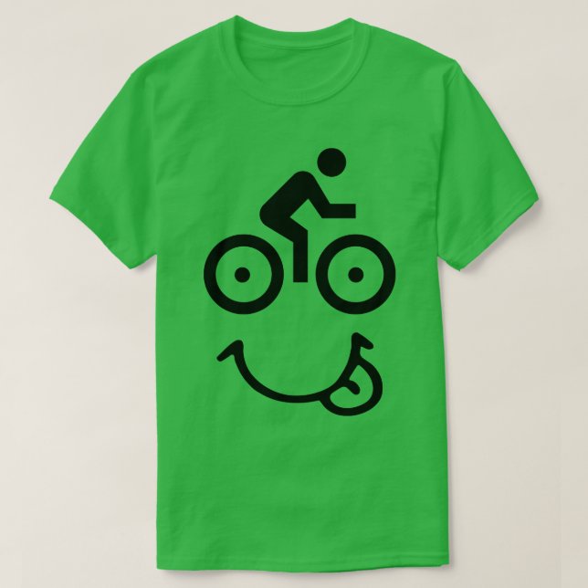 Camiseta Cara de bicicleta (Diseño del anverso)