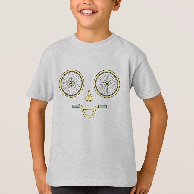 Camiseta Cara de bicicleta (Anverso)