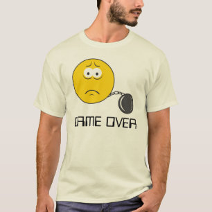 Camiseta Cara de Bola y Cadena JUEGO TERMINADO