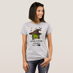 Camiseta Cara de Bruja Durmiendo Activada
