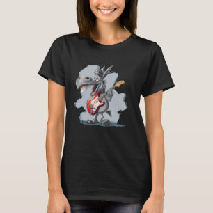 Camiseta Cara de burro con guitarra eléctrica