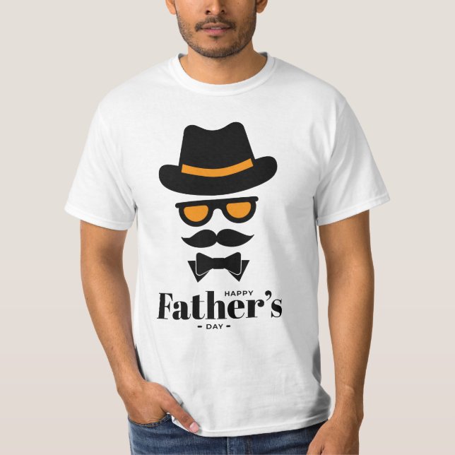Camiseta Cara de caballero lindo con Gorra, vidrio solar, b (Anverso)
