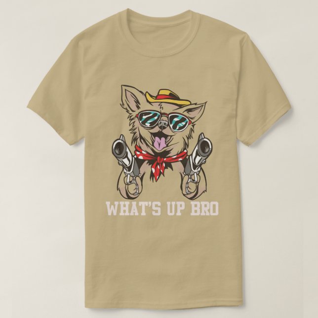 Camiseta Cara de cachorro chihuahua para dueño de Mascota (Diseño del anverso)