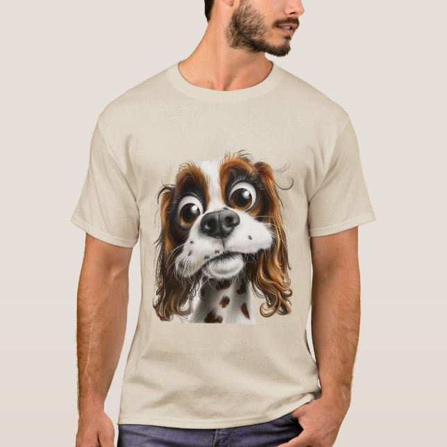 Camiseta Cara de cachorro lindo (Anverso)