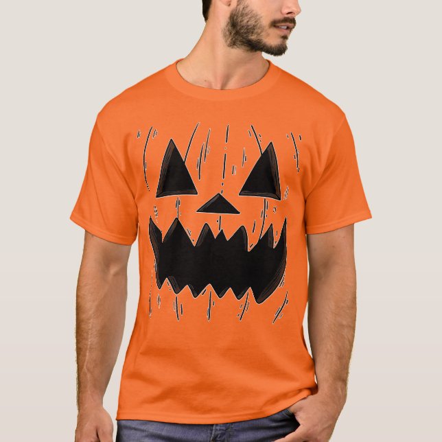 Camiseta Cara de calabaza (Anverso)