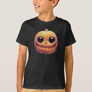 Camiseta Cara de calabaza de Halloween espeluznante