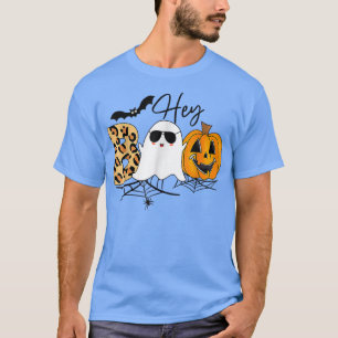 Camiseta Cara de calabaza de Halloween fantasma lindo Hey B