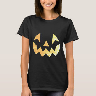 Camiseta Cara de calabaza Jack-o-lantern