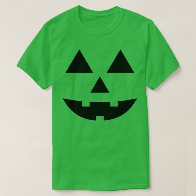 Camiseta Cara de calabaza TShirt (Diseño del anverso)