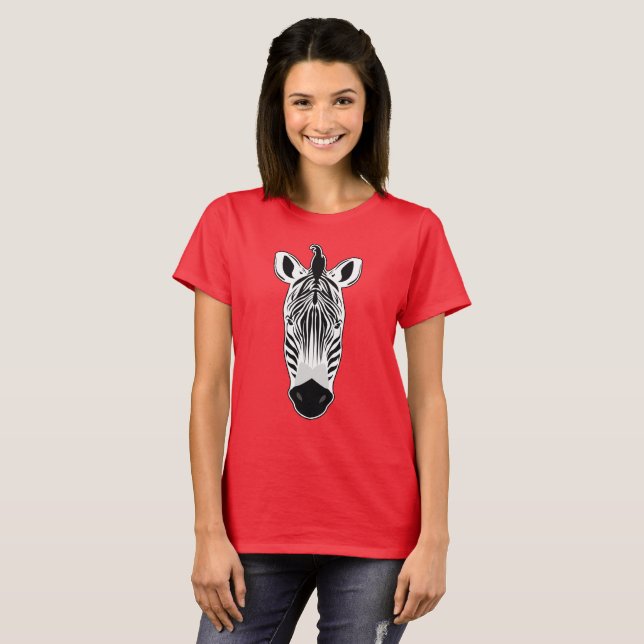 Camiseta Cara de cebra (Anverso completo)