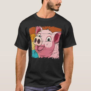 Camiseta Cara De Cerdo, Amante De Animales Para Hombres Muj