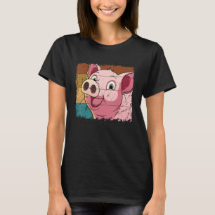 Camiseta Cara De Cerdo, Amante De Animales Para Hombres Muj