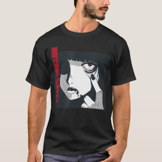 Camiseta Cara de chica de anime de terror familiar