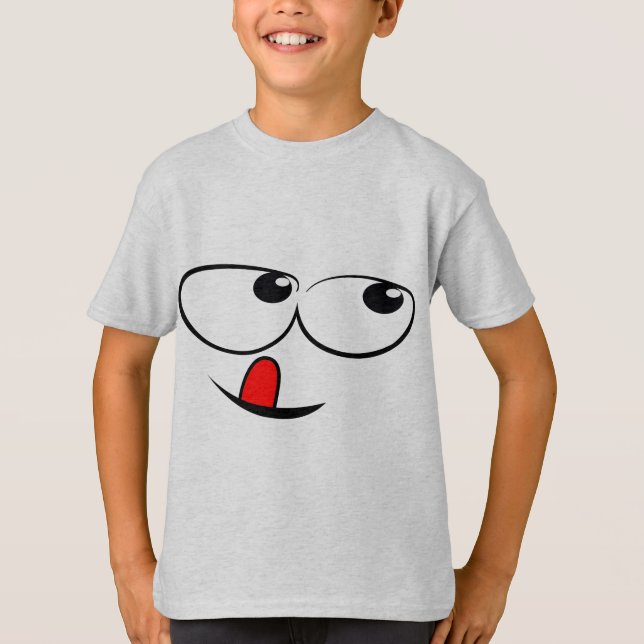 Camiseta Cara de cómic personalizado (Anverso)
