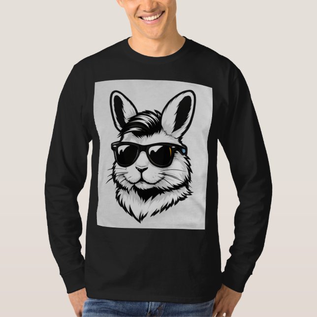 Camiseta cara de conejo (Anverso)
