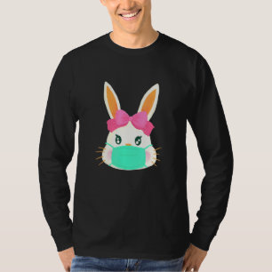 Camiseta Cara De Conejo Con Gafas De Sol Para Niños Hombres