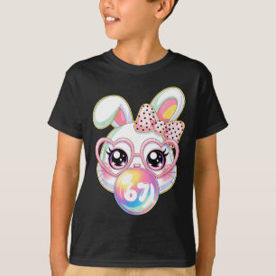 Camiseta Cara de conejo lindo para mujeres niñas niños adol