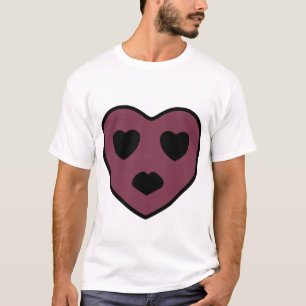 Camiseta Cara de corazón