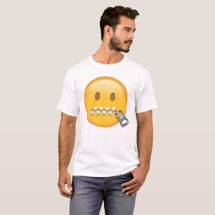 Camiseta Cara de cremallera - Emoji