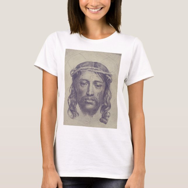 Camiseta Cara de Cristo en el velo de Santa Verónica (Anverso)