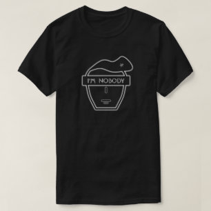 Camiseta Cara de dibujo animado misteriosa y anónima