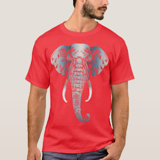 Camiseta Cara de elefante africano