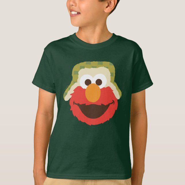 Camiseta Cara de Elmo en el bosque (Anverso)
