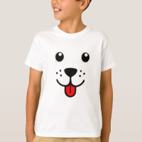 Cara de emoticono feliz de perro cachorro animal m