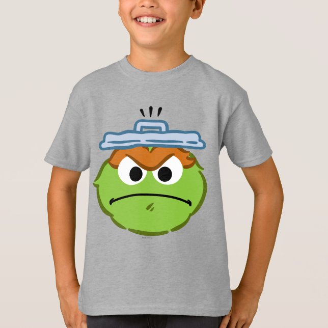 Camiseta Cara de enojo de Oscar (Anverso)