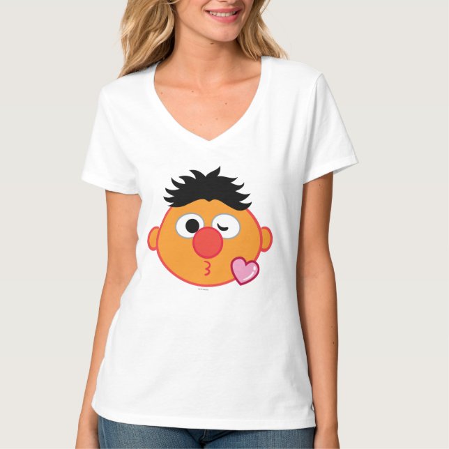 Camiseta Cara de Ernie lanzando un beso (Anverso)