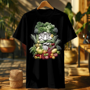 Camiseta cara de fruta, Ropa de amante de las verduras