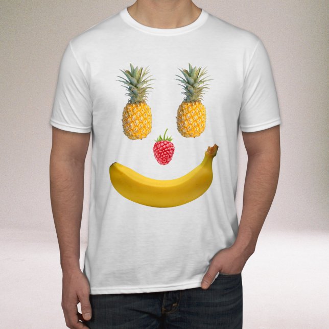 Camiseta Cara de fruta sonriente (Subido por el creador)