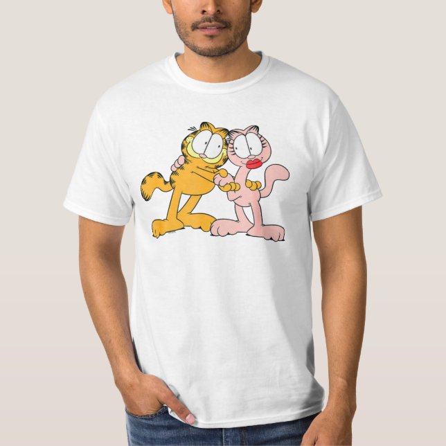 Camiseta Cara de Garfield linda (Anverso)