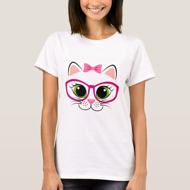 Camiseta Cara de gato (Anverso)