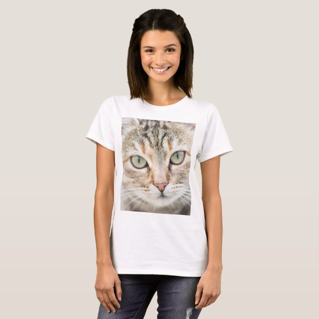 Camiseta Cara de gato (Anverso completo)