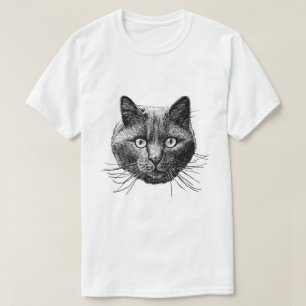 Camiseta Cara de gato
