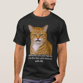 Camiseta Cara de Gato Divertida Enojada Molesta Meme Desapr