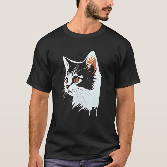 Camiseta Cara de Gato Gato (Anverso)