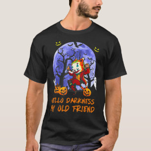 Camiseta Cara de Gato Joker Hola Oscuridad Mi Viejo Amigo H