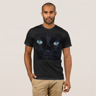 Camiseta - Cara de gato negro