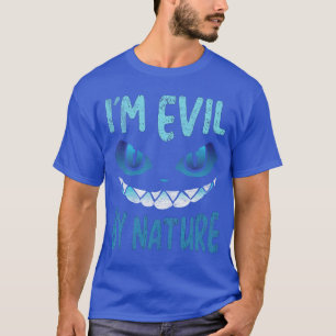 Camiseta Cara de Gato Sonriente de Terror por Naturaleza Ho