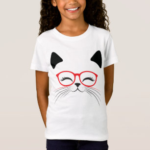 Camiseta Cara de gato suave