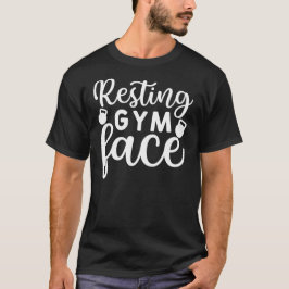 Camiseta Cara de Gimnasio en Reposo