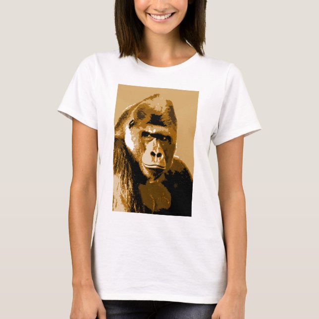 Camiseta Cara de gorila (Anverso)