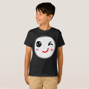 Camiseta Cara de guiño, sonrisa Wink