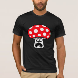 Camiseta Cara de hongo sorprendida divertida