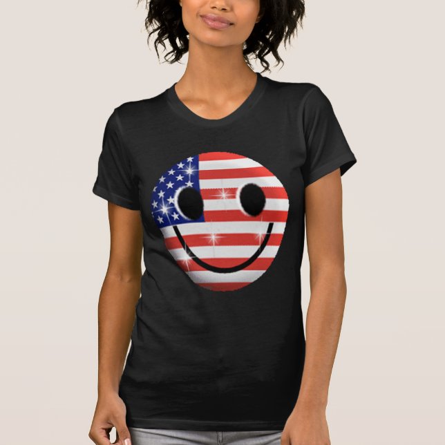 Camiseta cara de la bandera (Anverso)